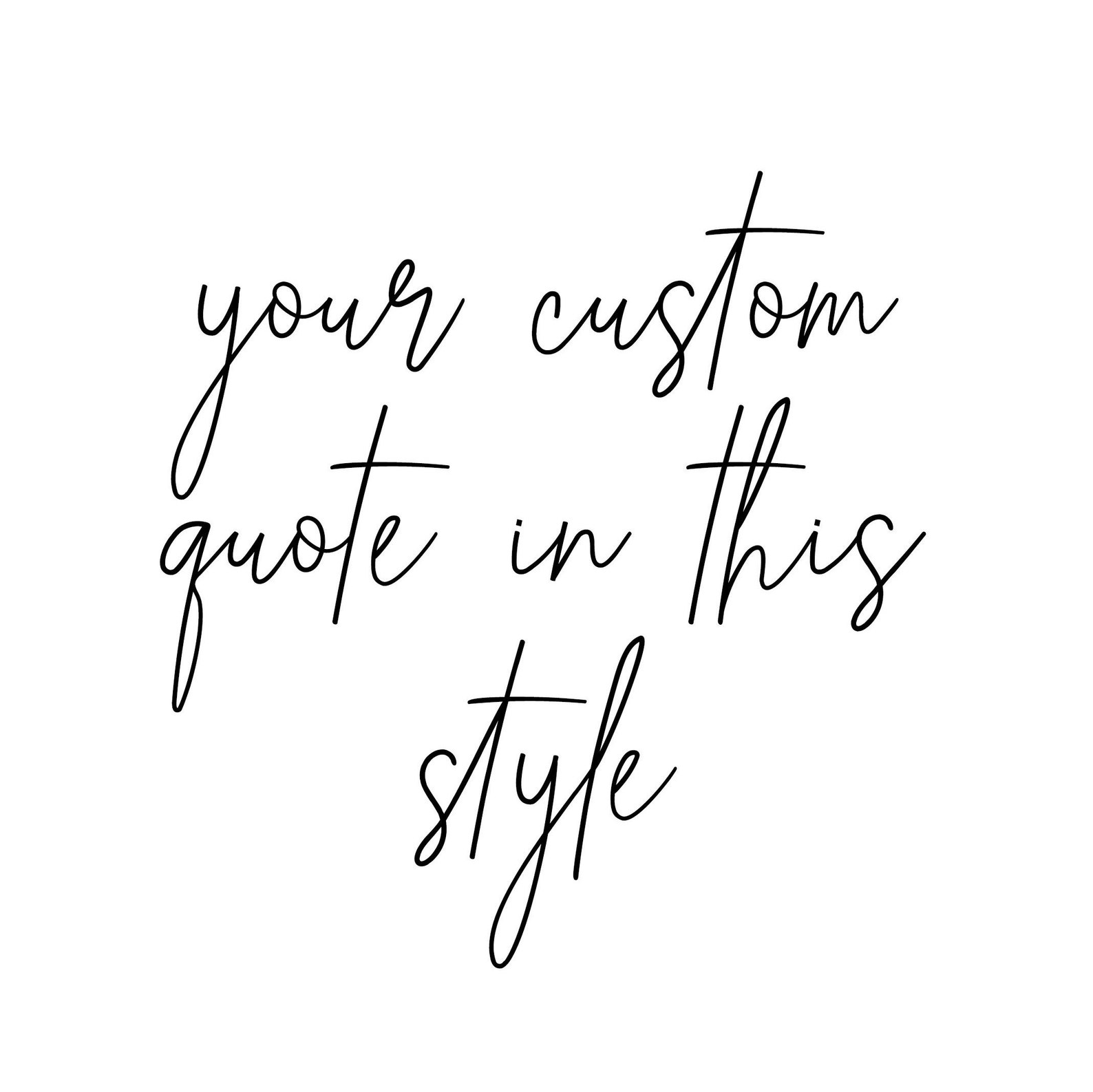 Typography Quote Custom Quote Printable Personalized Quote Etsy