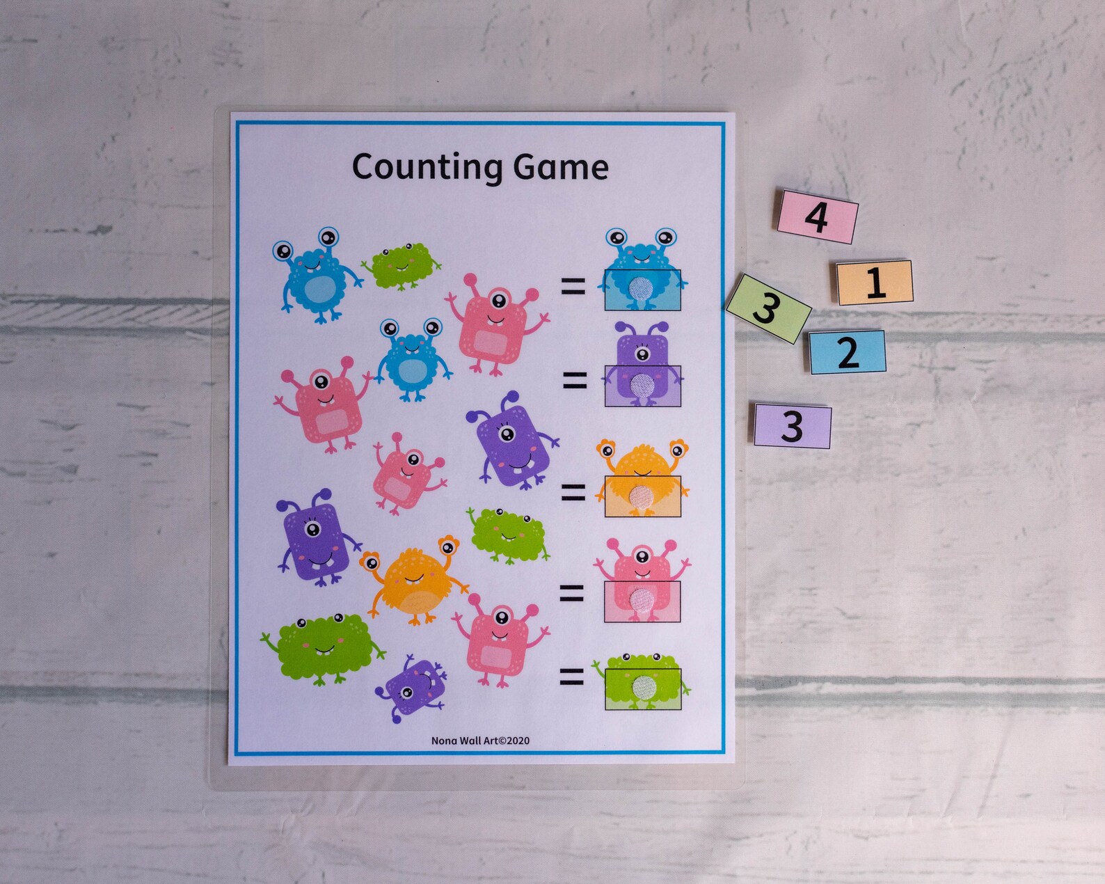 Homeschool Printables Educational Activity Numbers Worksheet | Etsy