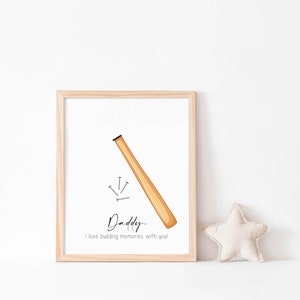 Daddy I Love Building Memories With You, Printable Footprints, DIY ...
