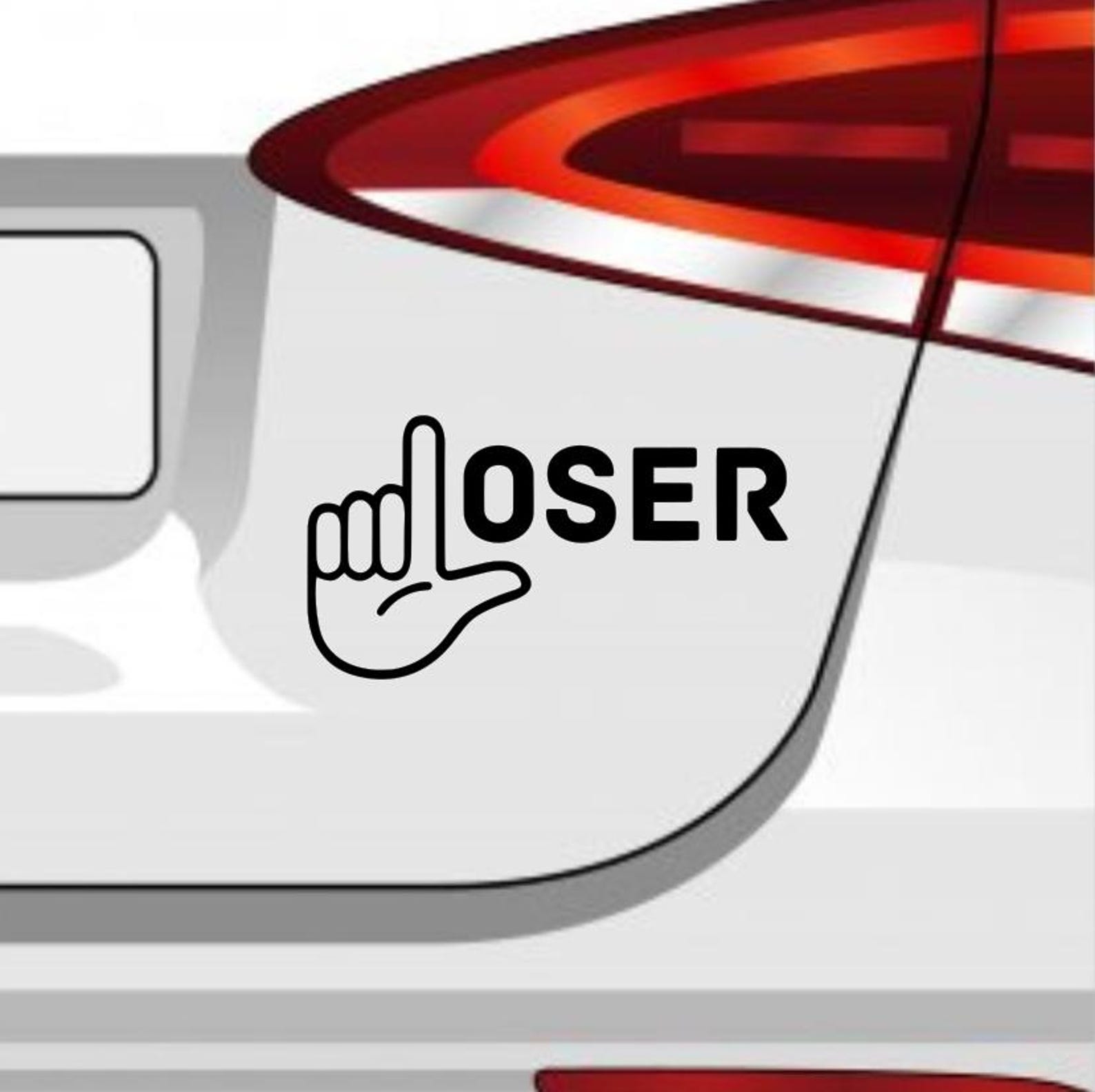 Losing Control Sticker Loser Sticker -6 Sizes 21 Colors- Hand Sign L Mockery Loser Hand Sign ...