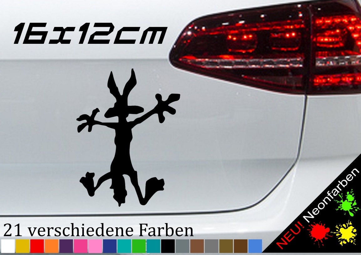 Road runner car decal deals