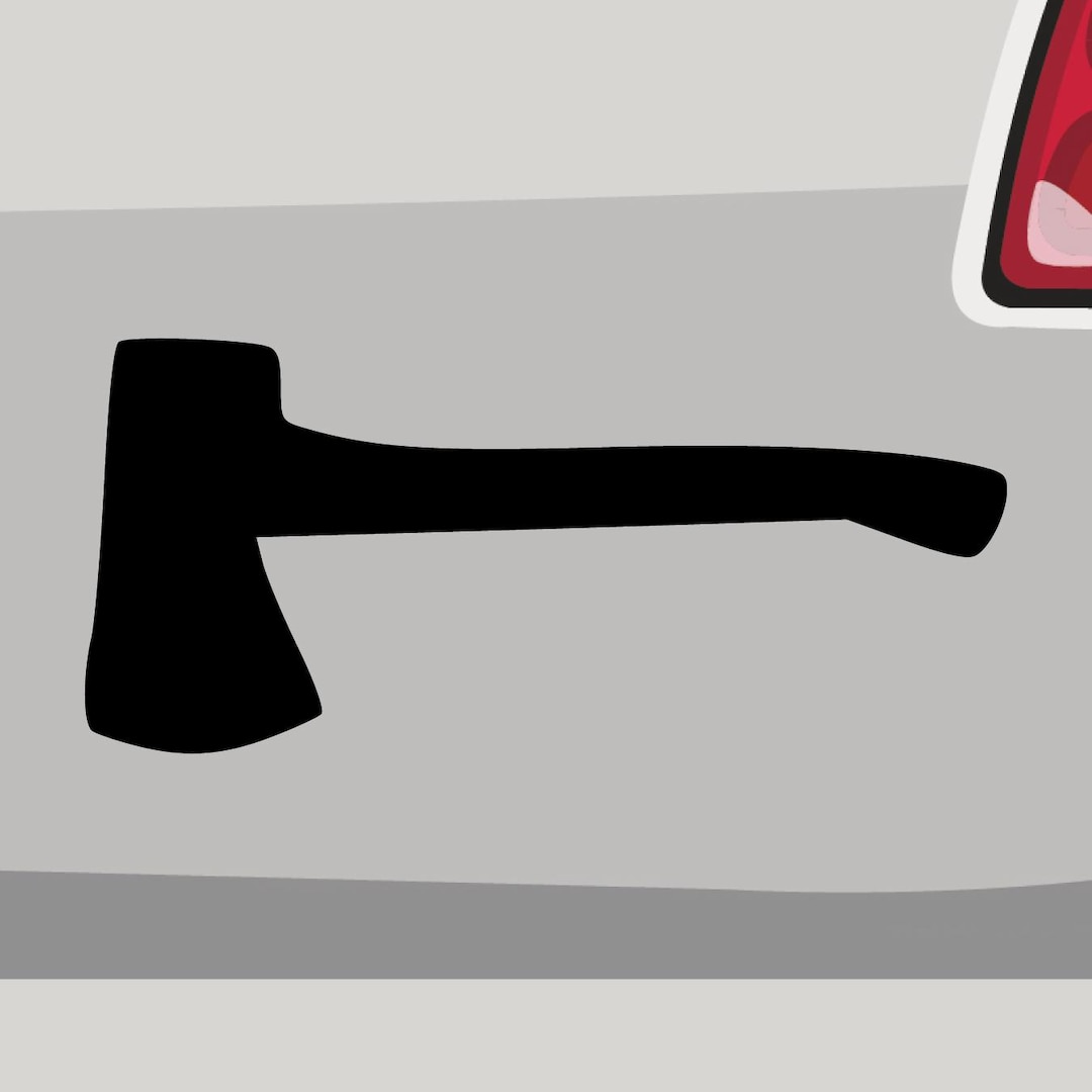 Axe Sticker Fire Department Sticker Viking Wood Hatchet Forest Car Bike ...