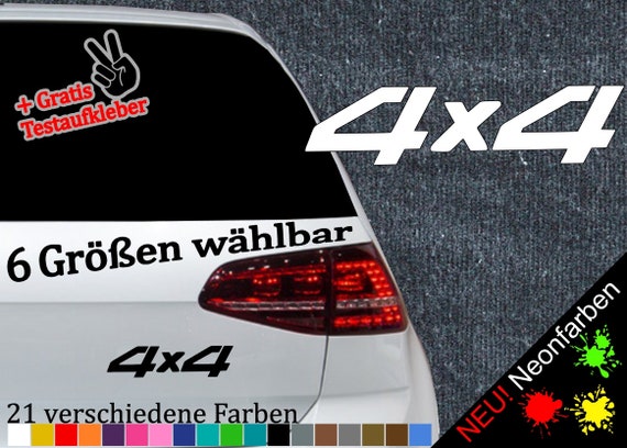 4x4 Offroad Aufkleber Gelände Berg Steigung Sticker Wald V8 Allrad L200 JDM  F200 - .de