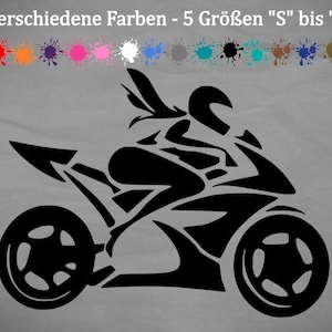 Moto Girl Sticker BikerIn Speedway Decal Race Sticker R1 R6 Ducati 18 Colors 5 Sizes