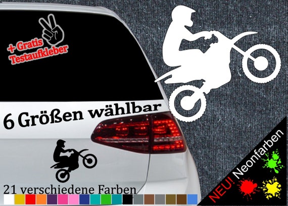 Car & Motorbike Stickers - De Motocross Em Desenho - Free