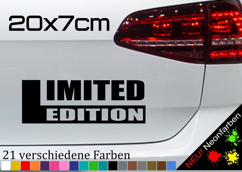 Limited EDITION Aufkleber Sticker Spruch Tuning Sports mind Etsy.de