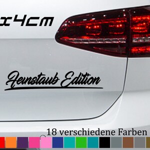 Fine Dust Edition 20 x 4 cm klistermärken i bilstil Golf Polo JDM Scandal Cool i 18 färger