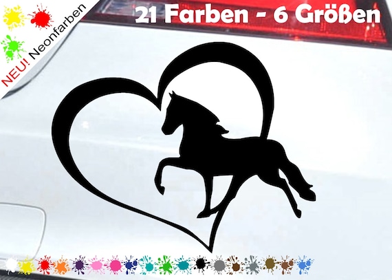 UYEDSR Stickers Auto 18cmX12.5cm équitation Un Cheval sautant Sport