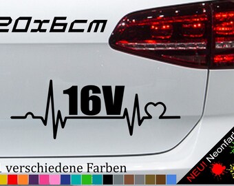 6 Größen Auto Turbo Fun Aufkleber Sticker Bi GT Lader Tuning PS HP V6 JDM GTI