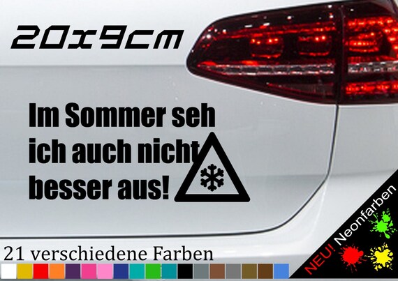 Kein Winterauto Aufkleber altes Auto lustiger Spruch Sticker Etsy.de