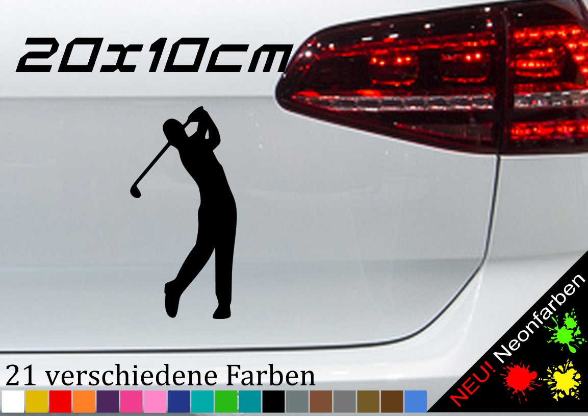 Sag Doch Einfach Wir Fahren Golf Aufkleber Golfer Aufkleber 20x10cm Sport Abschlag Birdie Sticker Decal JDM Vinyl