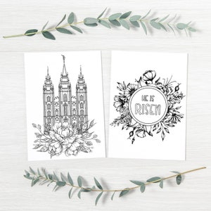 General Conference 2024, Coloring Pages, LDS General Conference, Activity booklet, printable, INSTANT DOWNLOAD