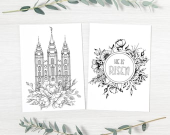 General Conference 2024, Coloring Pages, LDS General Conference, Activity booklet, printable, INSTANT DOWNLOAD