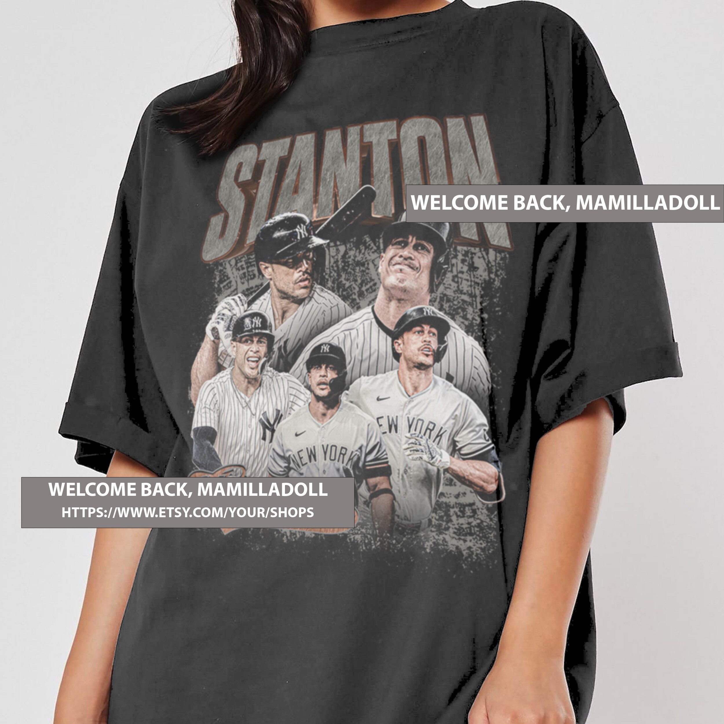 Giancarlo Stanton Shirt 90s Tshirt Vintage Tee Unisex T-shirt 