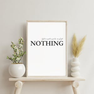 Nothing Can Separate Us from the Love of God | Romans 8:39 Scripture Wall Art | Minimalist Christian Print | Bible Verse Digital Download