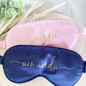 Personalised Sleep Mask - Custom Eye Mask, Bridesmaid Proposal, Bridesmaid Gift, Bridal Party Gift