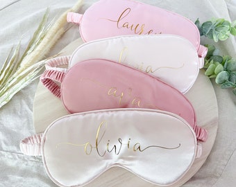 Personalised Sleep Mask - Custom Eye Mask Bridesmaid Proposal Bridesmaid Gift, Bridal Party Gift