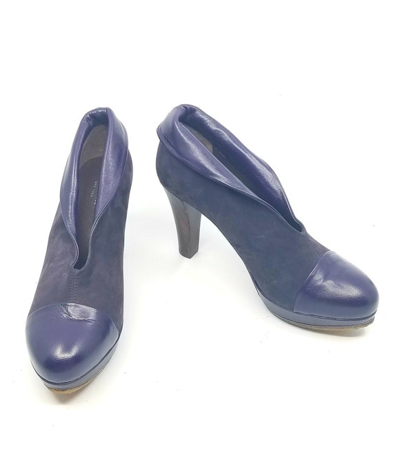Vintage Giraudon Platform Booties, Vintage Heels,