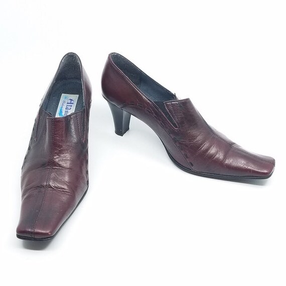 vintage leather heels