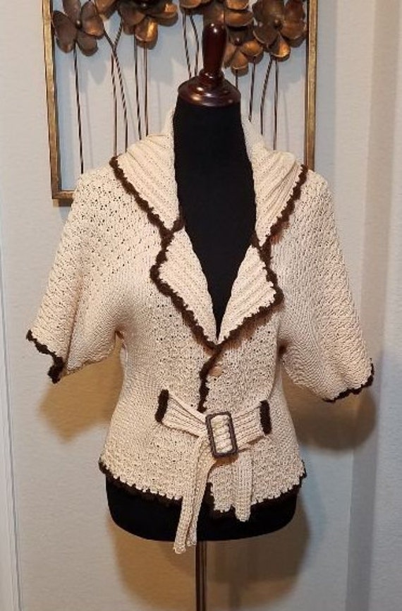 Sweater Sweater Crochet Blazer, Crochet Sweater Ja