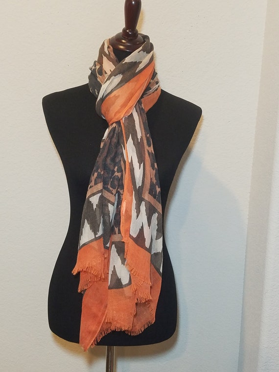 large print scarf