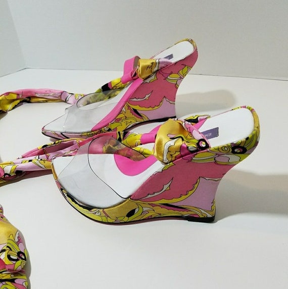 Emilio Pucci Silk Sandals, Emilio Pucci, Pucci Sho