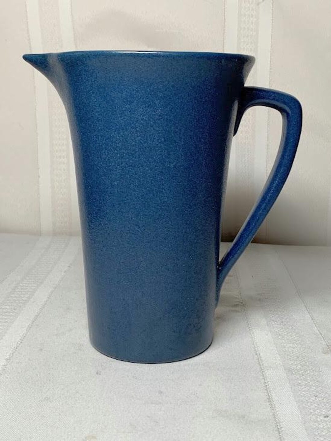 Paul Revere Pottery, SEG, Deep Blue Speckled Pitcher, Nice Form, Great ...