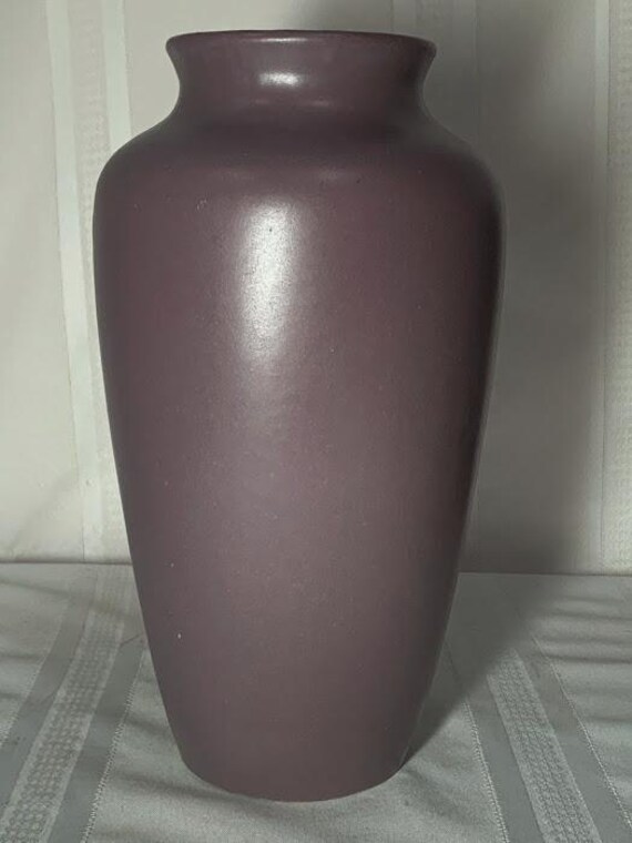 Zanesville Pottery, Arts & Crafts Oil Jar, Tapered Shoulder Vase