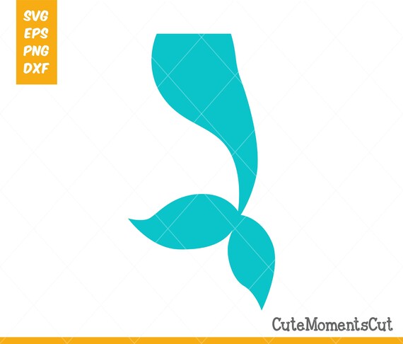 Download Mermaid Tail Svg Cutting File Silhouette Cricut Clipart Etsy