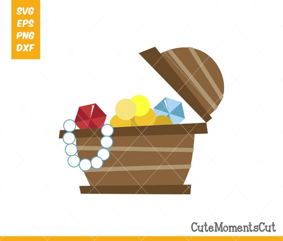 Piraten Schatztruhe Svg Piraten Schatz Piraten Clipart Etsy