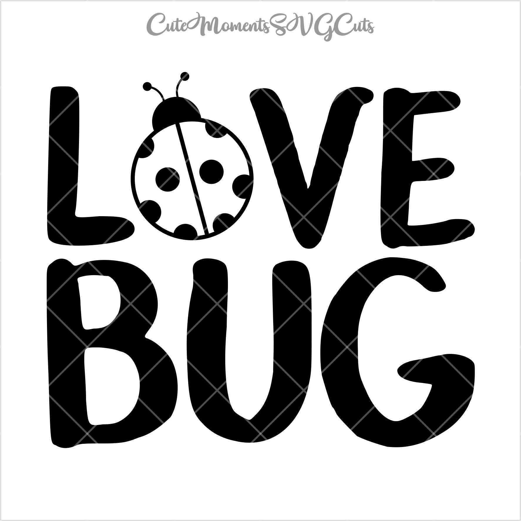 Download Love Bug Cutting File Bug Love SVG Love bugs Instant | Etsy