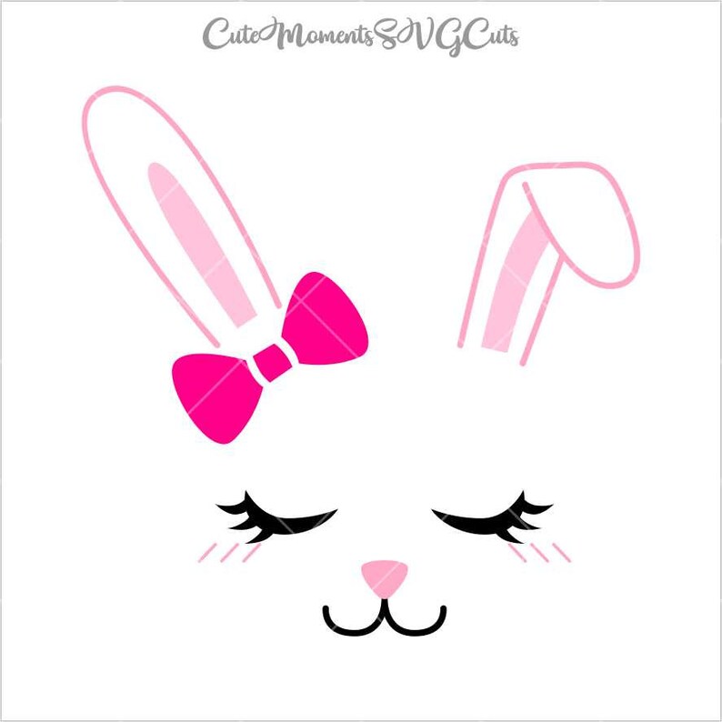 Download Bunny Bunny Face Bunny Big Eyes Rabbit Cutte Bunny SVG | Etsy