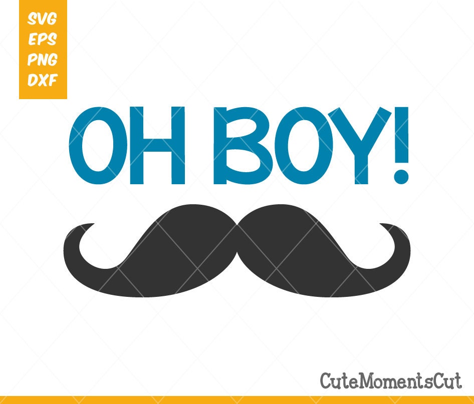 Download Oh Boy SVG Cutting File Silhouette cricut clipart digital ...