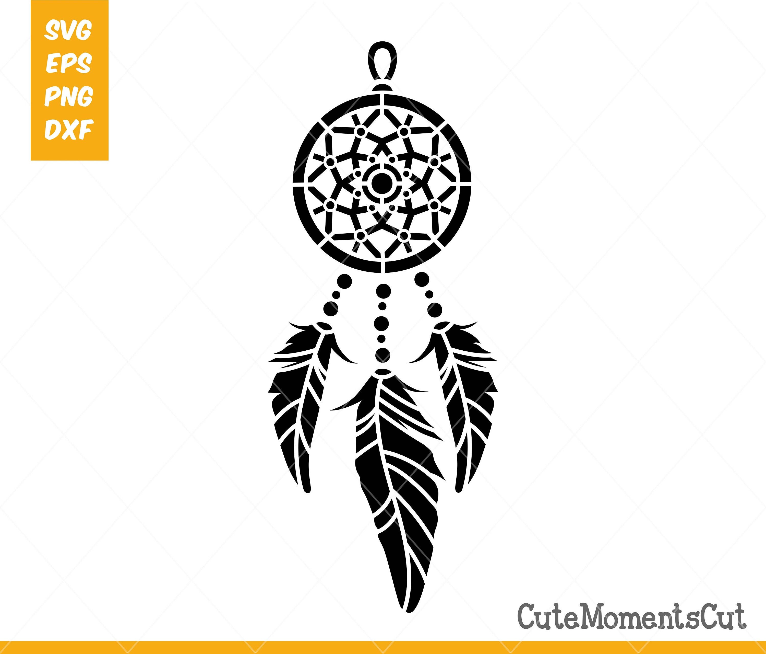 Download Dream Catcher Cut File Svg Cutting File Silhouette Cricut Etsy