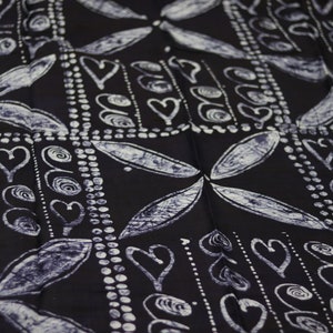 blue traditional Adire handmade Batik African cotton fabric sold by the yard, Adire eleko patterns, adire alabela