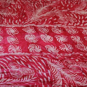 Price Reduced - Artisan made Cotton Batik Fabric with Uneven Dye, Versatile for Fashion & Home Accessories, Authentic Nigerian Textile