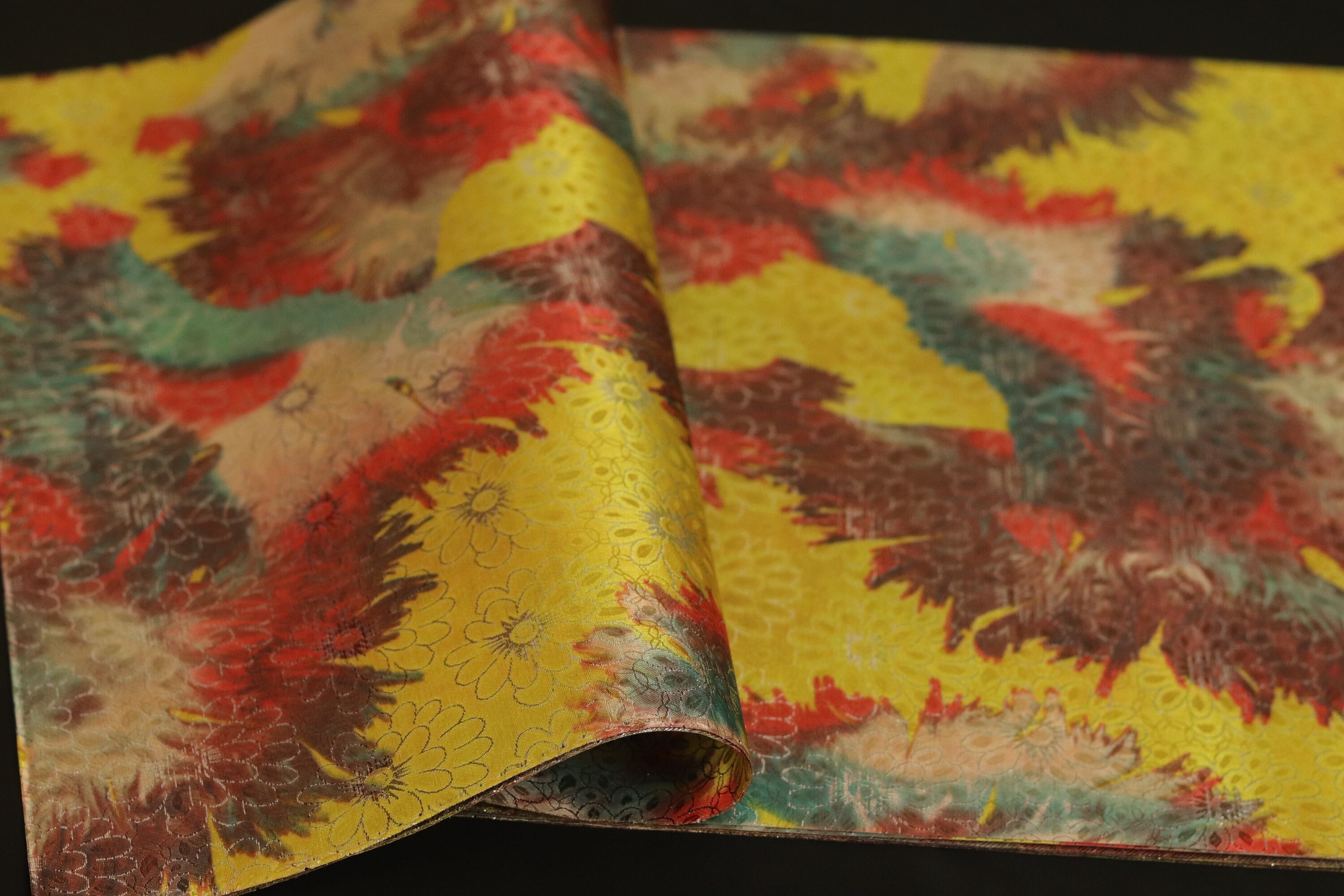 Floral African Headtie, Nigerian Headtie, Yellow Gele, Yellow Sego Gele, Price per single piece