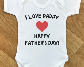I Love Daddy Onesie Etsy I Love Daddy Onesie Etsy