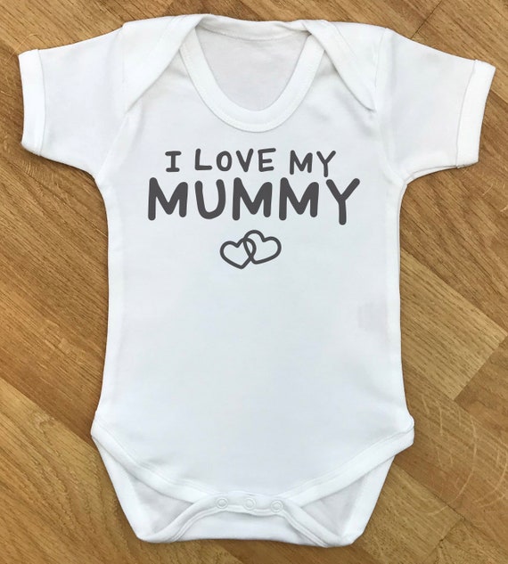 I Love My Mummy - baby bodysuit, baby gift, baby baby grow, baby body suit, baby gift, baby present, babygrow, baby clothing