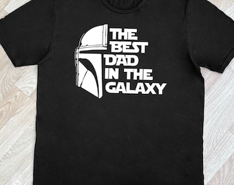 Il miglior papà della galassia papà t-shirt - papà t-shirt, papà top, regalo per papà, regalo per la festa del papà, miglior papà mai t-shirt, papà top, papà tee