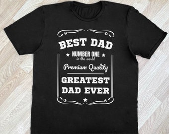 Il miglior papà numero uno al mondo: maglietta per papà, regalo per la festa del papà, idea regalo per papà, festa del papà, regalo per papà, regalo per papà, regalo per papà