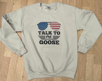 Talk To Me Goose Sweater, Maverick Sweatshirt, Womens Sweater, Womens Sweatshirt, Maverick Sweater, Talk To Me Goose Sweatshirt