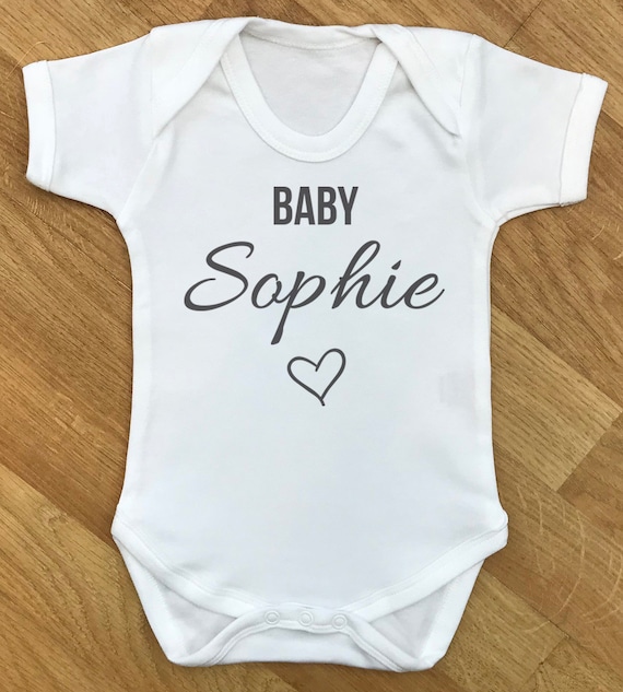 PERSONALISED Baby Name bodysuit, baby gift, baby baby grow, baby body suit, personalised baby gift, personalised baby gamer, custom name