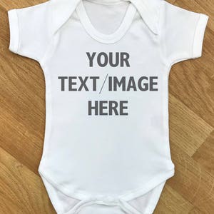 etsy personalised baby grow