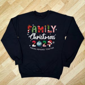 Family Christmas 2024, Christmas Season Jumper,  Xmas Unisex Sweatshirt, Christmas T-Shirts, Christmas Sweater, Christmas Sweatshirt
