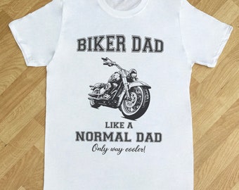 Papà motociclista come un papà normale ma più cool - T-shirt per papà, regalo per la festa del papà, Idea regalo per papà, festa del papà, regalo per papà, regalo per papà, regalo per papà