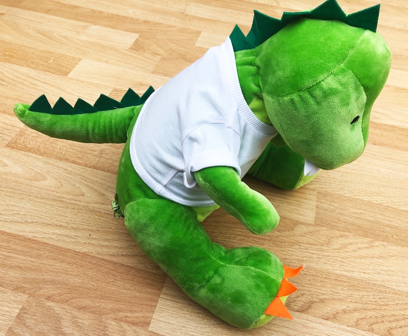 Personalised Dinosaur Teddy Bear Teddy Bears Personalised Etsy UK