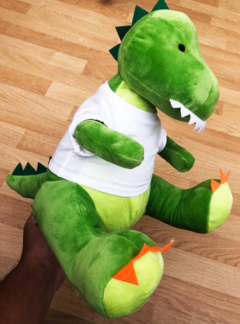 Personalised Dinosaur Teddy Bear Teddy Bears Personalised Etsy UK
