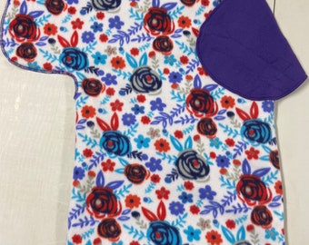 BabyRoo Car Seat Cover Blanket- Bright Abstract Floral and Roses- XL