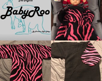 Pink Zebra BabyRoo Car Seat Pouch! Original
